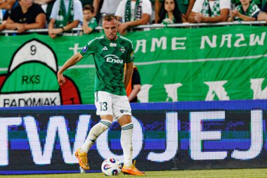 Jan Grzesik PKO BP Ekstraklasa maçı sırasında Radomiak Radom ve Pogon Szczecin (Maciej Rogowski) takımları arasında)