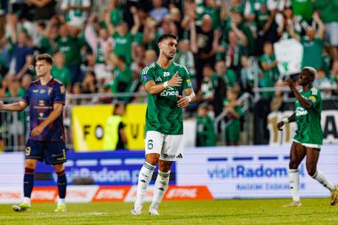 Bruno Jordao PKO BP Ekstraklasa maçı sırasında Radomiak Radom ve Pogon Szczecin (Maciej Rogowski) takımları arasında)