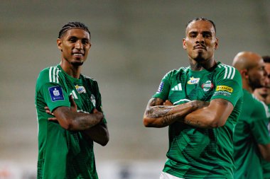 Joao Pedro ve Maurides, Radomiak Radom ve Pogon Szczecin (Maciej Rogowski) takımları arasındaki PKO BP Ekstraklasa maçında gol üstüne gol atarken görüldü)