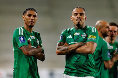 Joao Pedro ve Maurides, Radomiak Radom ve Pogon Szczecin (Maciej Rogowski) takımları arasındaki PKO BP Ekstraklasa maçında gol üstüne gol atarken görüldü)