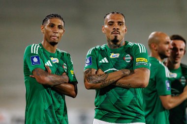 Joao Pedro ve Maurides, Radomiak Radom ve Pogon Szczecin (Maciej Rogowski) takımları arasındaki PKO BP Ekstraklasa maçında gol üstüne gol atarken görüldü)