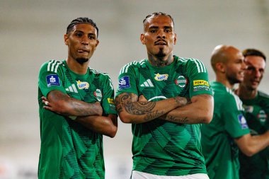 Joao Pedro ve Maurides, Radomiak Radom ve Pogon Szczecin (Maciej Rogowski) takımları arasındaki PKO BP Ekstraklasa maçında gol üstüne gol atarken görüldü)