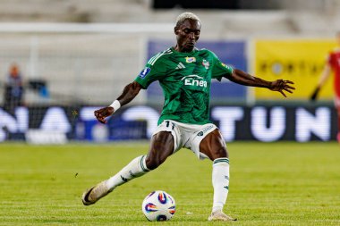 Radomiak Radom ve Pogon Szczecin (Maciej Rogowski) takımları arasındaki PKO BP Ekstraklasa maçı sırasında Capita Capemba)