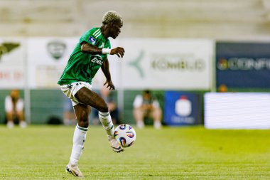 Radomiak Radom ve Pogon Szczecin (Maciej Rogowski) takımları arasındaki PKO BP Ekstraklasa maçı sırasında Capita Capemba)