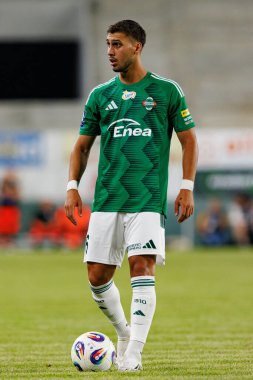 Bruno Jordao PKO BP Ekstraklasa maçı sırasında Radomiak Radom ve Pogon Szczecin (Maciej Rogowski) takımları arasında)