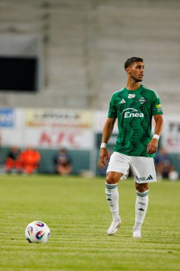 Bruno Jordao PKO BP Ekstraklasa maçı sırasında Radomiak Radom ve Pogon Szczecin (Maciej Rogowski) takımları arasında)