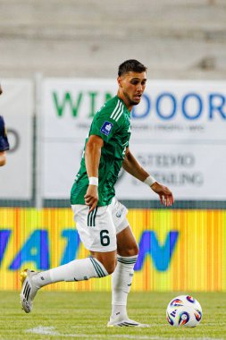 Bruno Jordao PKO BP Ekstraklasa maçı sırasında Radomiak Radom ve Pogon Szczecin (Maciej Rogowski) takımları arasında)