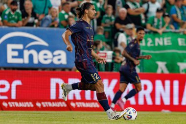 Radomiak Radom ve Pogon Szczecin (Maciej Rogowski) takımları arasındaki PKO BP Ekstraklasa maçı sırasında Marian Huja)