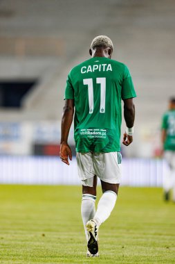 Radomiak Radom ve Pogon Szczecin (Maciej Rogowski) takımları arasındaki PKO BP Ekstraklasa maçı sırasında Capita Capemba)