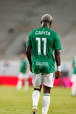 Radomiak Radom ve Pogon Szczecin (Maciej Rogowski) takımları arasındaki PKO BP Ekstraklasa maçı sırasında Capita Capemba)