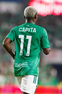 Radomiak Radom ve Pogon Szczecin (Maciej Rogowski) takımları arasındaki PKO BP Ekstraklasa maçı sırasında Capita Capemba)