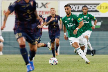 Bruno Jordao PKO BP Ekstraklasa maçı sırasında Radomiak Radom ve Pogon Szczecin (Maciej Rogowski) takımları arasında)