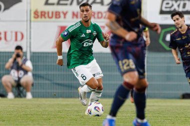 Bruno Jordao PKO BP Ekstraklasa maçı sırasında Radomiak Radom ve Pogon Szczecin (Maciej Rogowski) takımları arasında)