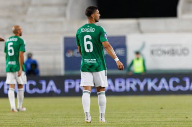 Bruno Jordao PKO BP Ekstraklasa maçı sırasında Radomiak Radom ve Pogon Szczecin (Maciej Rogowski) takımları arasında)