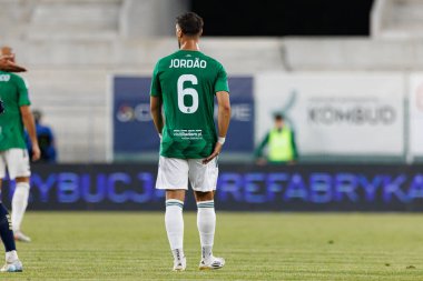 Bruno Jordao PKO BP Ekstraklasa maçı sırasında Radomiak Radom ve Pogon Szczecin (Maciej Rogowski) takımları arasında)