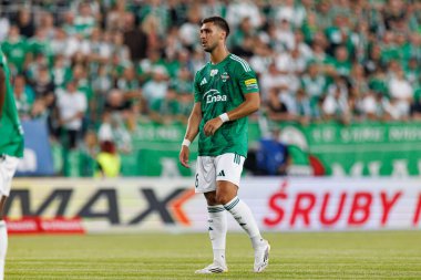Bruno Jordao PKO BP Ekstraklasa maçı sırasında Radomiak Radom ve Pogon Szczecin (Maciej Rogowski) takımları arasında)