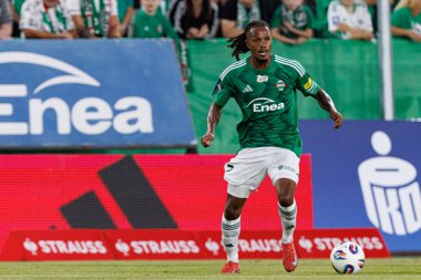 Radomiak Radom ve Pogon Szczecin (Maciej Rogowski) takımları arasında oynanan PKO BP Ekstraklasa maçı sırasında Vasco Lopes)