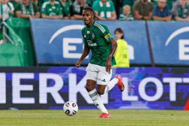 Radomiak Radom ve Pogon Szczecin (Maciej Rogowski) takımları arasında oynanan PKO BP Ekstraklasa maçı sırasında Vasco Lopes)