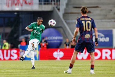 PKO BP Ekstraklasa maçı sırasında Joao Pedro Radomiak Radom ve Pogon Szczecin (Maciej Rogowski)