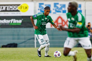 PKO BP Ekstraklasa maçı sırasında Joao Pedro Radomiak Radom ve Pogon Szczecin (Maciej Rogowski)