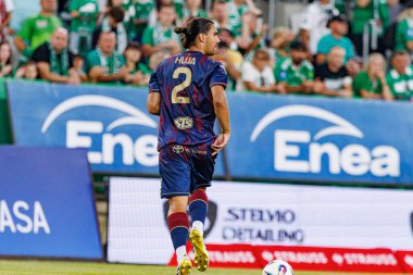 Radomiak Radom ve Pogon Szczecin (Maciej Rogowski) takımları arasındaki PKO BP Ekstraklasa maçı sırasında Marian Huja)