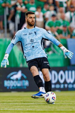 Valentin Cojocaru PKO BP Ekstraklasa maçı sırasında Radomiak Radom ve Pogon Szczecin (Maciej Rogowski) takımları arasında)