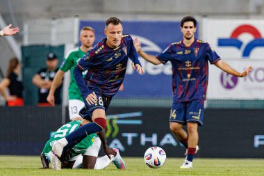 Fredrik Ulvestadt PKO BP Ekstraklasa maçı sırasında Radomiak Radom ve Pogon Szczecin (Maciej Rogowski)