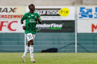 Radomiak Radom ve Pogon Szczecin (Maciej Rogowski) takımları arasındaki PKO BP Ekstraklasa maçı sırasında Capita Capemba)