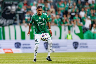 PKO BP Ekstraklasa maçı sırasında Joao Pedro Radomiak Radom ve Pogon Szczecin (Maciej Rogowski)