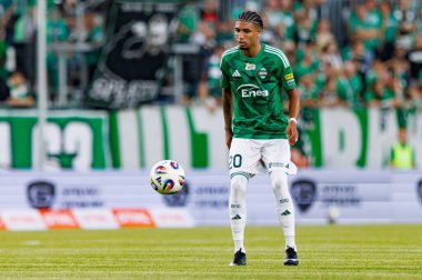 PKO BP Ekstraklasa maçı sırasında Joao Pedro Radomiak Radom ve Pogon Szczecin (Maciej Rogowski)