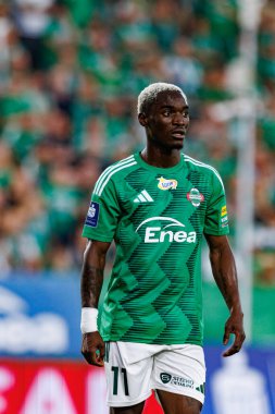 Radomiak Radom ve Pogon Szczecin (Maciej Rogowski) takımları arasındaki PKO BP Ekstraklasa maçı sırasında Capita Capemba)