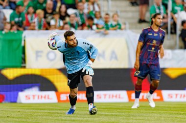 Valentin Cojocaru PKO BP Ekstraklasa maçı sırasında Radomiak Radom ve Pogon Szczecin (Maciej Rogowski) takımları arasında)