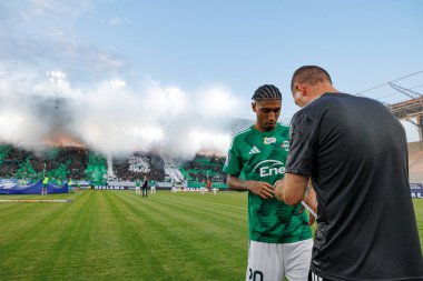 PKO BP Ekstraklasa maçı sırasında Joao Pedro Radomiak Radom ve Pogon Szczecin (Maciej Rogowski)