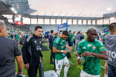 Bruno Jordao ve Capita Capemba PKO BP Ekstraklasa maçı sırasında Radomiak Radom ve Pogon Szczecin (Maciej Rogowski)