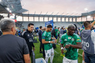 Bruno Jordao ve Capita Capemba PKO BP Ekstraklasa maçı sırasında Radomiak Radom ve Pogon Szczecin (Maciej Rogowski)