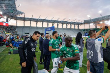 Bruno Jordao ve Capita Capemba PKO BP Ekstraklasa maçı sırasında Radomiak Radom ve Pogon Szczecin (Maciej Rogowski)