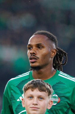 Radomiak Radom ve Pogon Szczecin (Maciej Rogowski) takımları arasında oynanan PKO BP Ekstraklasa maçı sırasında Vasco Lopes)