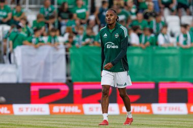 Radomiak Radom ve Pogon Szczecin (Maciej Rogowski) takımları arasında oynanan PKO BP Ekstraklasa maçı sırasında Vasco Lopes)