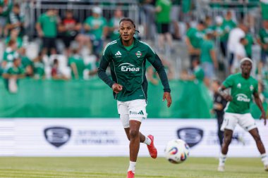 Radomiak Radom ve Pogon Szczecin (Maciej Rogowski) takımları arasında oynanan PKO BP Ekstraklasa maçı sırasında Vasco Lopes)