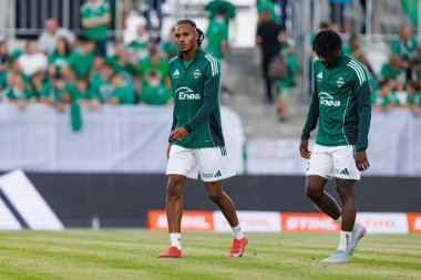 Radomiak Radom ve Pogon Szczecin (Maciej Rogowski) takımları arasında oynanan PKO BP Ekstraklasa maçı sırasında Vasco Lopes)