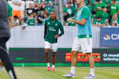 Radomiak Radom ve Pogon Szczecin (Maciej Rogowski) takımları arasında oynanan PKO BP Ekstraklasa maçı sırasında Vasco Lopes)