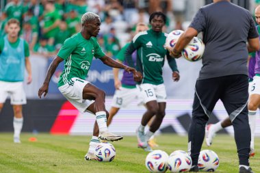 Radomiak Radom ve Pogon Szczecin (Maciej Rogowski) takımları arasındaki PKO BP Ekstraklasa maçı sırasında Capita Capemba)