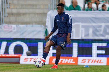 Radomiak Radom ve Pogon Szczecin (Maciej Rogowski) takımları arasındaki PKO BP Ekstraklasa maçı sırasında Paul Mukairu)