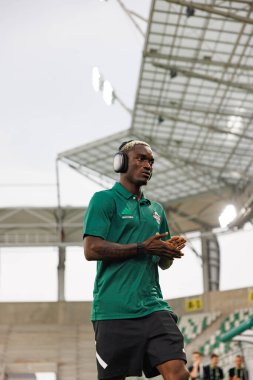 Radomiak Radom ve Pogon Szczecin (Maciej Rogowski) takımları arasındaki PKO BP Ekstraklasa maçı sırasında Capita Capemba)