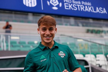 Guilherme Zimovski PKO BP Ekstraklasa maçında Radomiak Radom ve Pogon Szczecin (Maciej Rogowski) takımları arasında oynadı)