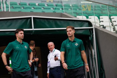 Wiktor Koptas ve Michal Kaput PKO BP Ekstraklasa maçı sırasında Radomiak Radom ve Pogon Szczecin (Maciej Rogowski)