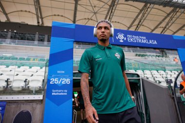 PKO BP Ekstraklasa maçı sırasında Joao Pedro Radomiak Radom ve Pogon Szczecin (Maciej Rogowski)