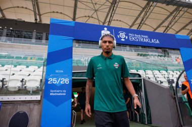 PKO BP Ekstraklasa maçı sırasında Joao Pedro Radomiak Radom ve Pogon Szczecin (Maciej Rogowski)