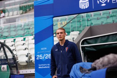 Jan Bieganski PKO BP Ekstraklasa maçı sırasında Radomiak Radom ve Pogon Szczecin (Maciej Rogowski)
