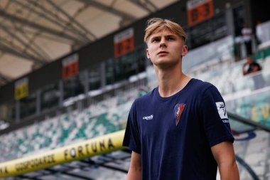 Radomiak Radom ve Pogon Szczecin (Maciej Rogowski) takımları arasındaki PKO BP Ekstraklasa oyunu sırasında Patryk Paryzek)